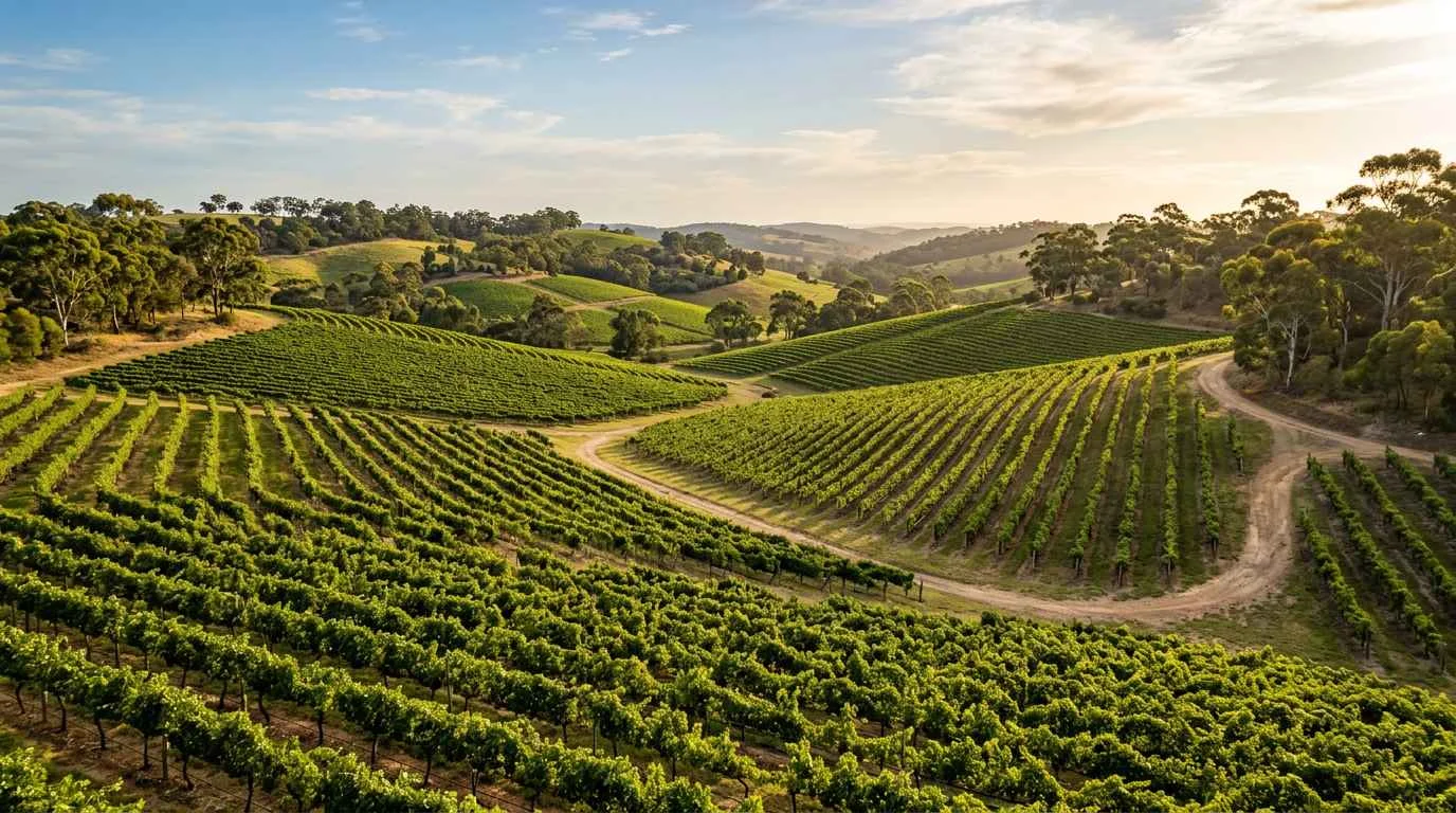Rolling hills in South Australia